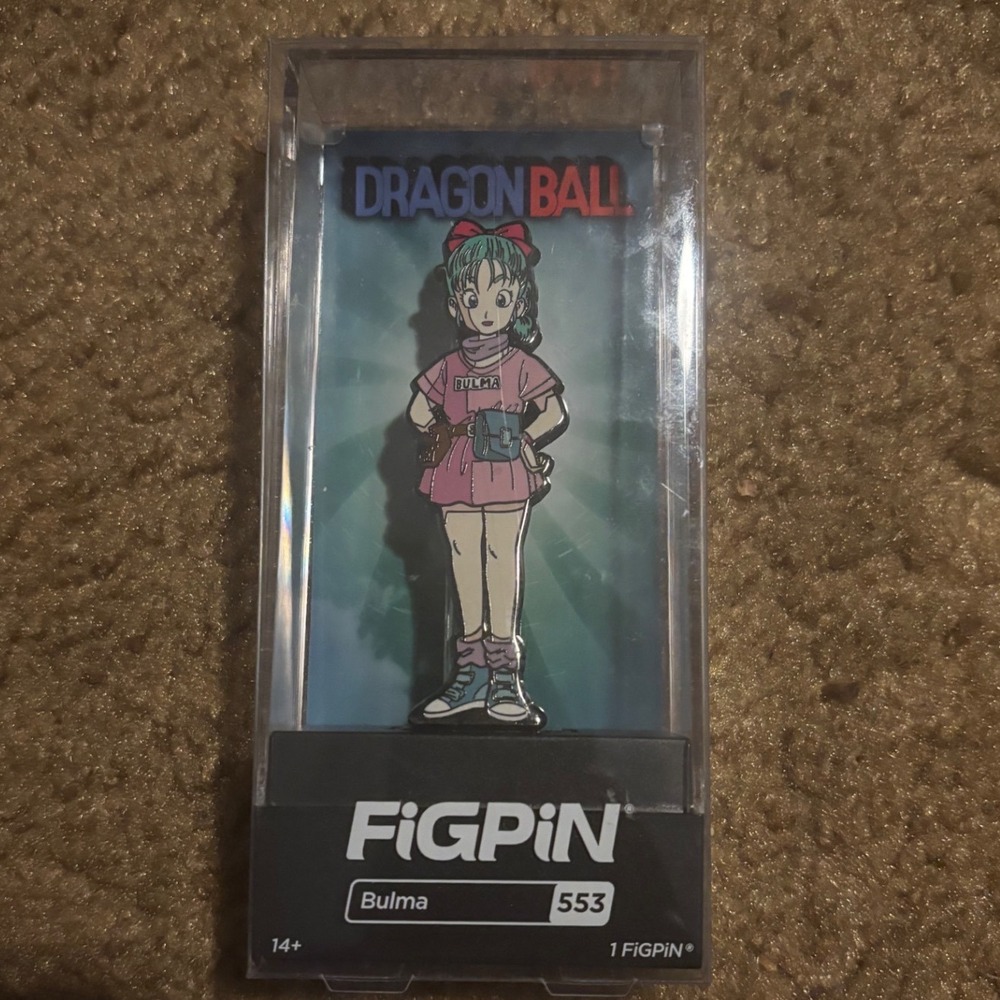 FiGPiN Dragon Ball Bulma‎ 553 Enamel Pin Collectible New in Case